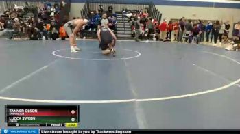 220 lbs Champ. Round 2 - Tanner Olson, Farmington vs Lucca Sween, GMLOS