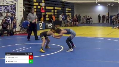 80 lbs Quarterfinal - Logan Hillyard, Albert Gallation vs Kai Weiss, Team Hammer