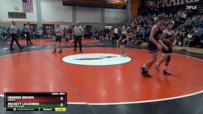 86 lbs Cons. Semi - Beckett Loughren, Indee Mat Club vs Hendrix Brown, Wrath