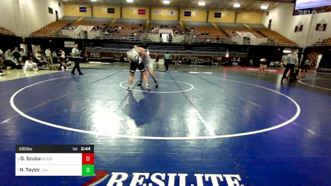 285 lbs Final - David Szuba, Rider vs Nathan Taylor, Lehigh