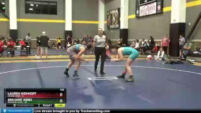 135 lbs Round 3 (12 Team) - Breanne Gibbs, Missouri Gold vs Lauren ...