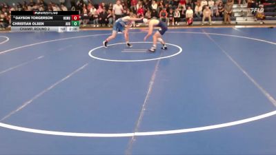 125 lbs Champ. Round 2 - Dayson Torgerson, Colorado Mesa University vs Christian Olsen, Augustana (SD)