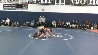 122 lbs Semifinal - Ronnie Rodriguez, War Dog AC - HSC vs Mason Wagoner, Journeymen Gold - HSC