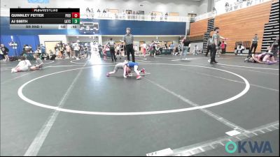 37 lbs Rr Rnd 1 - Quinnley Fetter, Piedmont Youth vs AJ Smith, Little Axe Takedown Club