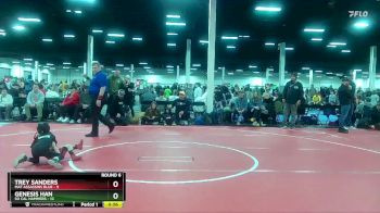 40 lbs Round 6 (10 Team) - Trey Sanders, Mat Assassins Blue vs Genesis Han, So Cal Hammers