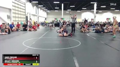 100 lbs Round 5 (6 Team) - Brady Genard, U2 Dynasty Uprising vs Jake Crouse, PA Alliance