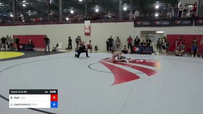 55 kg Consi Of 8 #2 - Brandon Hall, Dubuque RTC vs Joshua Jasionowicz, Pennsylvania