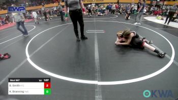 80 lbs Final - BlakeLee Smith, Hinton Takedown Club vs Kinsler Branning, Tuttle Wrestling Club