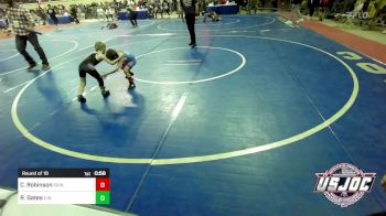 46 lbs Round Of 16 - Chandler Robinson, Saints Youth Wrestling Club vs Riott Gates, Elgin Wrestling