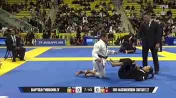 Iris Nascimento Da Costa Feliz vs Maryssa Lynn McKinley 2026 World Jiu-Jitsu IBJJF Championship