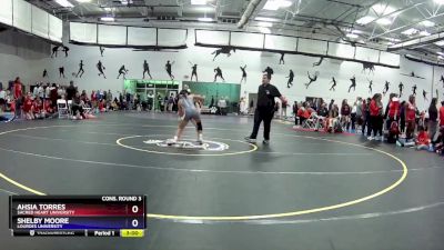 103 lbs Cons. Round 3 - Shelby Moore, Lourdes University vs Ahsia Torres, Sacred Heart University