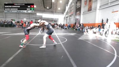 120 lbs Round 2 (8 Team) - Sanchir Edington, Freakztyle Wrecking Crew vs Jaxon Aberegg, Wrecking Crew WC