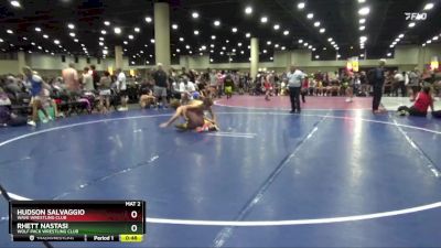 132 lbs Cons. Round 1 - Rhett Nastasi, Wolf Pack Wrestling Club vs Hudson Salvaggio, Wave Wrestling Club