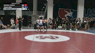 65 kg Cons. Sub-rd Of 32 - Michael Ciancio, Aviators Wrestling vs Josiah Sims, Beat The Streets Cleveland