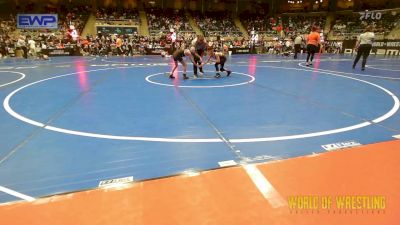 61 lbs Consi Of 32 #2 - Leon Sanchez, Owasso Takedown Club vs Charlie Cosenza, The Hunt Wrestling Club