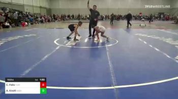 100 lbs Quarterfinal - Carter Felix, Tuff Kidz vs Anthony Knott, Sebolt Wrestling Academy