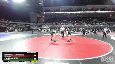 170 lbs Quarterfinal - Raymond Fernandez, Los Banos vs Cameron Gott, Ponderosa