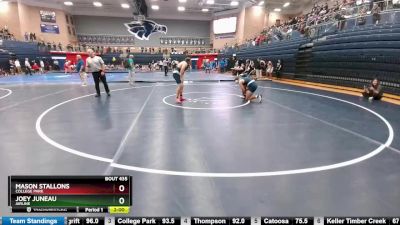 215 lbs Round 3 - Mason Stallons, College Park vs Joey Juneau, Airline