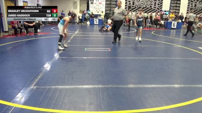 90 lbs Quarterfinal - Bradley Heckathorn, Bad Karma vs Jared Haddock, Team Delaware