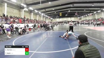 98 lbs Semifinal - Charles Norton, NM Wolf Pack vs Tyler Wahl, LV Bears WC