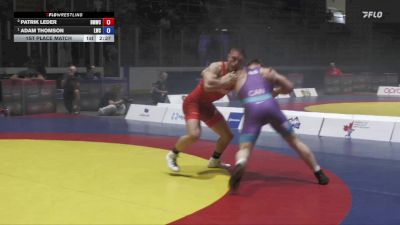74kg 1st Place Match - Patrik Leder, Burnaby Mountain Wrestling Club vs Adam Thomson, London-Western Wrestling Club