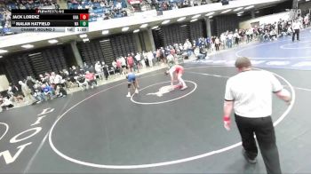 150 lbs Champ. Round 2 - Malan Hatfield, West Aurora vs Jack Lorenz, Unattached