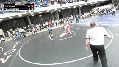 150 lbs Champ. Round 2 - Malan Hatfield, West Aurora vs Jack Lorenz, Unattached