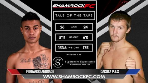 Fernando Andrade vs. Dakota Puls | Shamrock FC 308 Replay