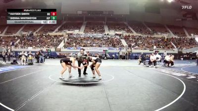 145-D1 Quarterfinal - Sienna Whitington, Arizona College Prep vs Hayden Smith, Mountain View (Marana) High School