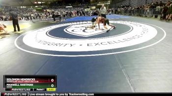155 lbs Cons. Round 2 - Solomon Hendricks, Snoqualmie Valley Wrestling Club vs Maxwell Hartman, NWWC