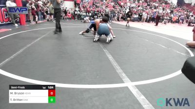160 lbs Semifinal - Miguel Bryson, Hennessey Takedown Club vs Tyler Britton, Raw