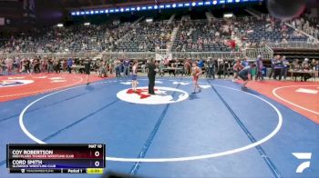 77 lbs Quarterfinal - Coy Robertson, High Plains Thunder Wrestling Club vs Cord Smith, Glenrock Wrestling Club