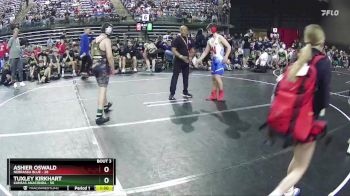 160 lbs Quarterfinals (8 Team) - Tuxley Kirkhart, Kansas Anaconda vs Ashier Oswald, Nebraska Blue