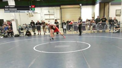 150 lbs Round Of 32 - Clay Kimmy, PA vs Mac Crosson, IA