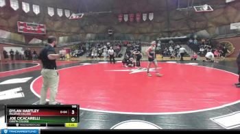 165 lbs Cons. Round 1 - Dylan Hartley, Palomar College vs Joe Cicacarelli, Cuesta College
