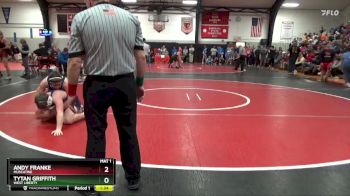 175 lbs Round 3 - Andy Franke, Muscatine vs Tytan Griffith, West Liberty