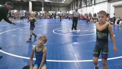 55 lbs Round 3 (6 Team) - James Vaughan, STAUNTON REAPER vs Warren Wadsworth, GREAT NECK WRESTLING CLUB GREEN