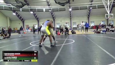 285 lbs 1st Place Match - Rayshawn Dixon, Ferrum College vs La`Ron Parks, Notre Dame College