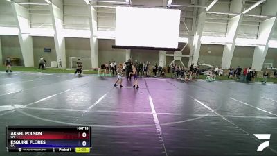 67 lbs Quarterfinal - Aksel Polson, WY vs Esquire Flores, CA