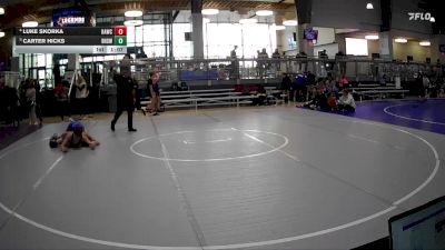 100-106 lbs Round 5 - Carter Hicks, Bryan High School Wrestling vs Luke Skorka, Katy Area Wrestling Club