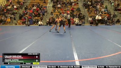 95 lbs Cons. Round 1 - Callan Shelstad, Centennial Youth Wrestling vs Mason Austin, Pursuit Wrestling Minnesota