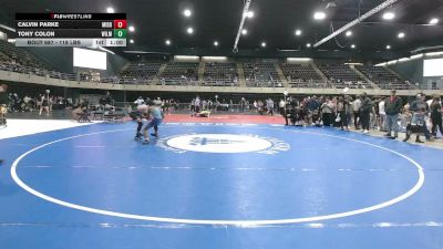 118 lbs Semifinal - Calvin Parke, Middle Township vs Tony Colon, Wilmington