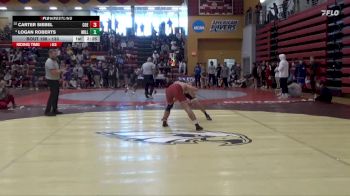 133 lbs Cons. Round 4 - Carter Siebel, Coe vs Logan Roberts, Millikin