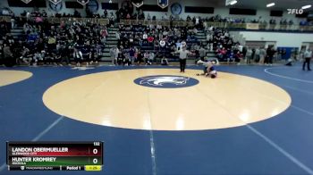 132 lbs Quarterfinal - Hunter Kromrey, Osceola vs Landon Obermueller, Glenwood City