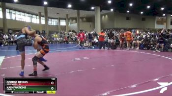 132 lbs Round 2 Champ & Wb (32 Team) - Kash Watkins, TNAAU vs George Dennis, MF Dynasty