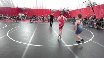 132 lbs Cons. Round 2 - Clay Hansel, Victory School Of Wrestling vs Luigj Ramadani, Kaukauna Wrestling Club