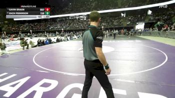 Champ. Round 1 - Gavin Braun, Kimball/White Lake/Platte-Geddes vs Zach Pederson, Flandreau