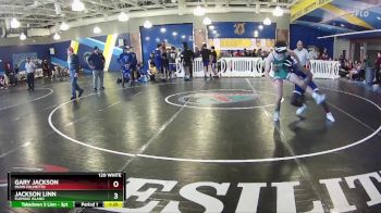 120 White 1st Place Match - Jackson Linn, Fleming Island vs Gary Jackson, Miami Palmetto