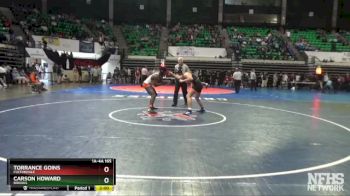 1A-4A 165 Champ. Round 2 - Torrance Goins, Fultondale vs Carson Howard, Brooks