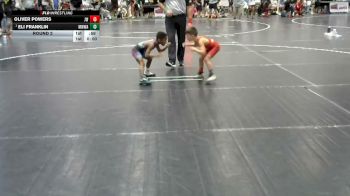 55 lbs Round 2 - Eli Franklin, Mighty Warriors Wrestling Acad vs Oliver Powers, Jet Wrestling
